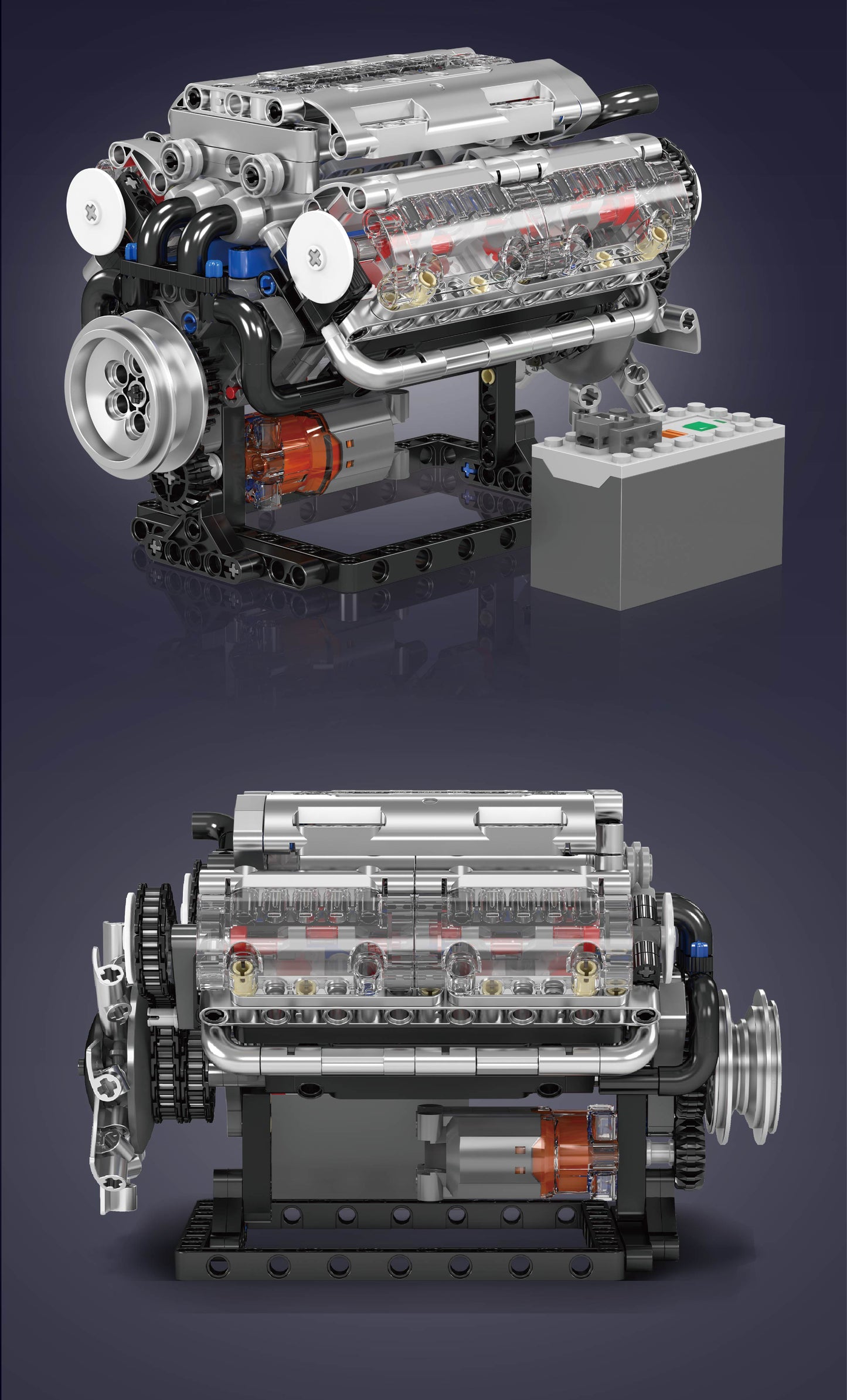 V8 Engine - 535Pcs