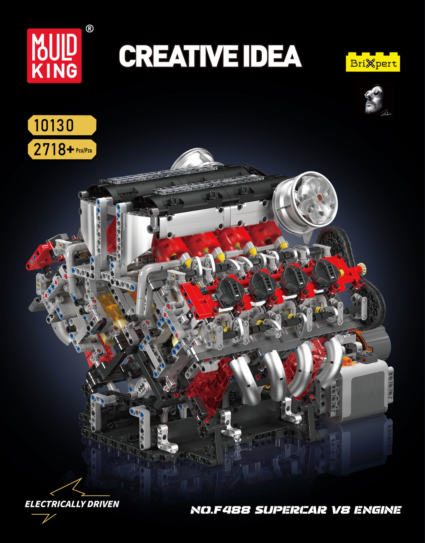 F488 3.9L V8 Engine - 2718Pcs