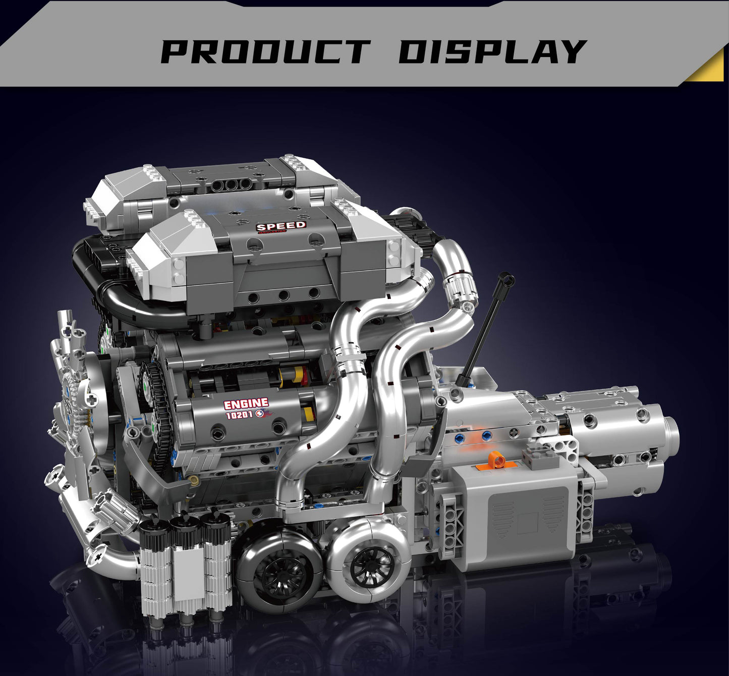 8.0L W16 Quad Turbo Engine - 2024Pcs