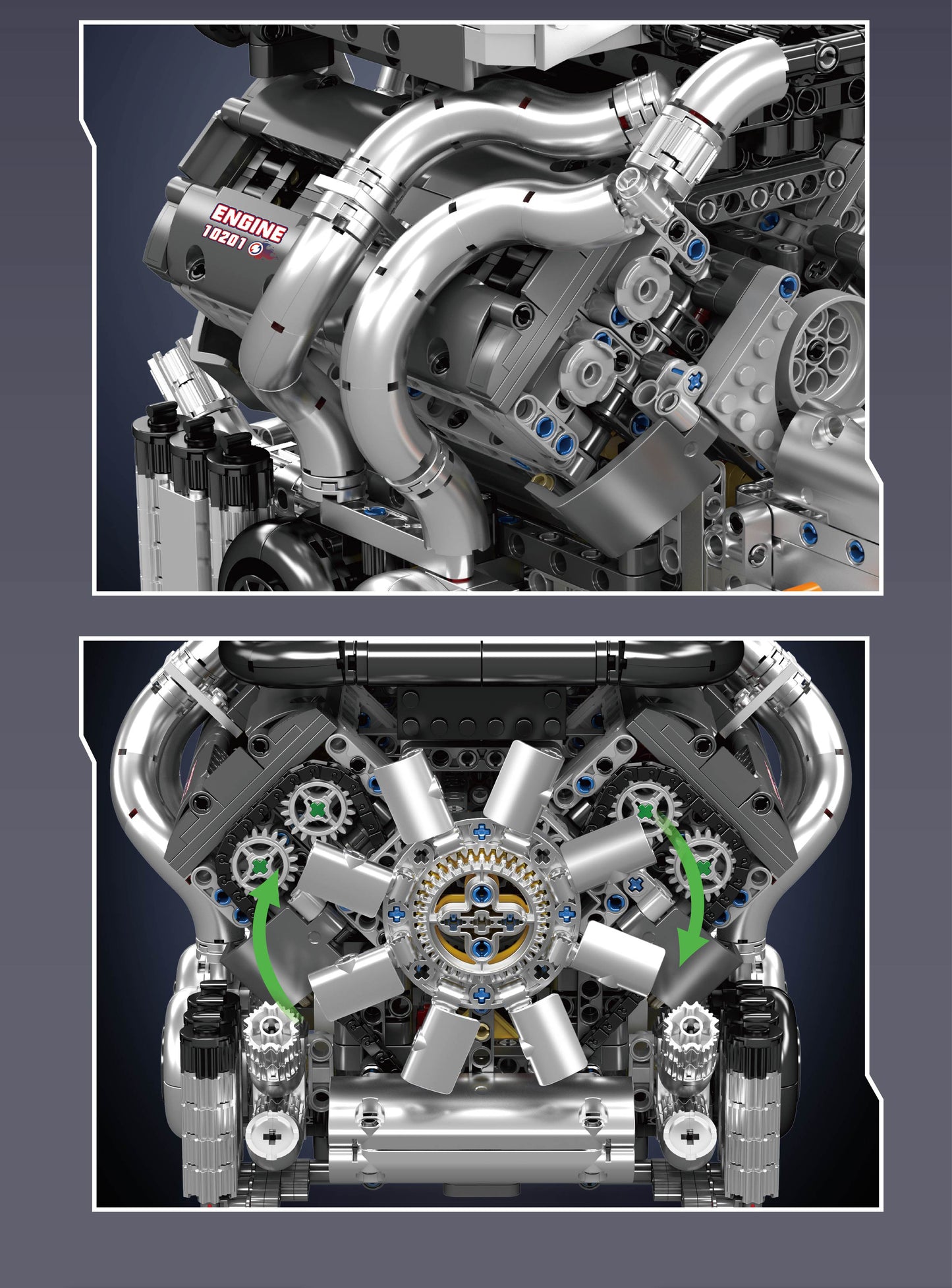 8.0L W16 Quad Turbo Engine - 2024Pcs