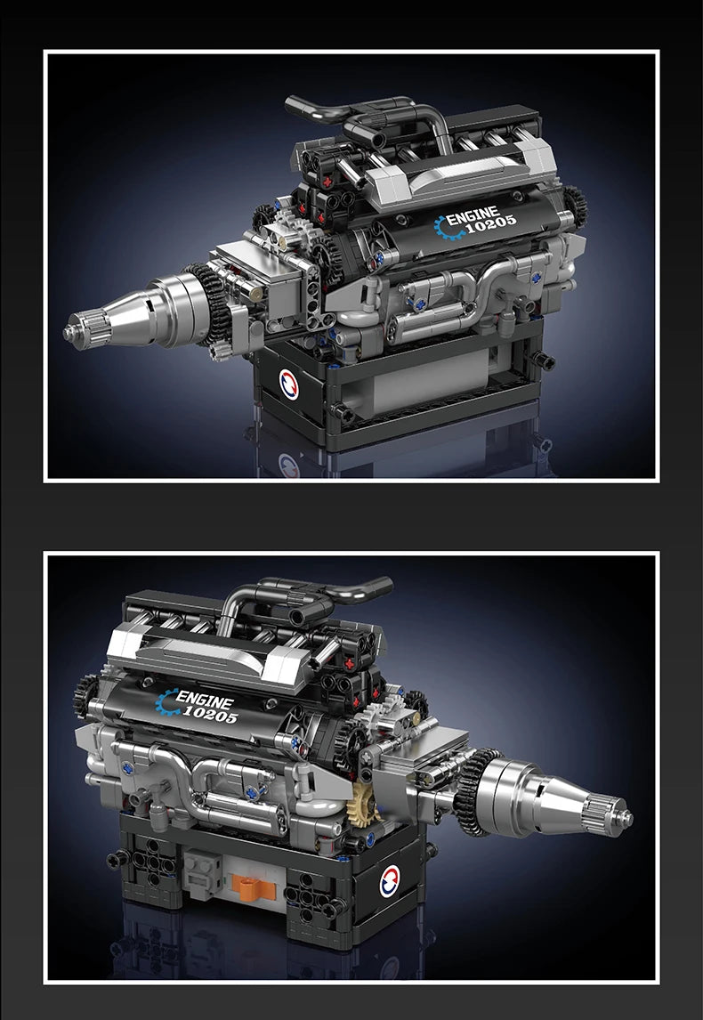 RR V12 Engine - 733Pcs
