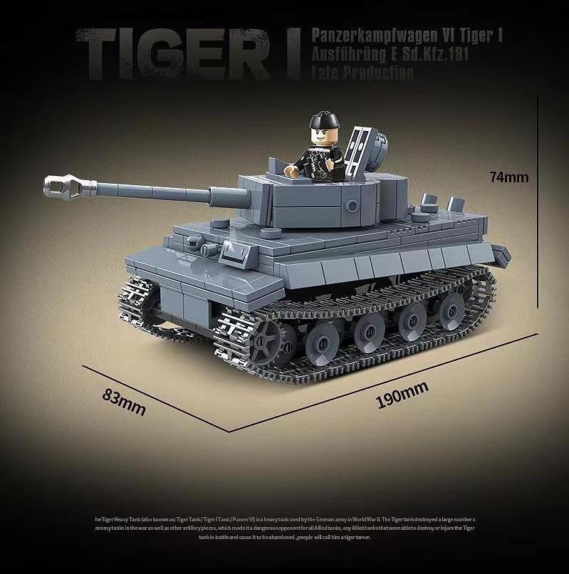 German Tiger I - 503Pcs