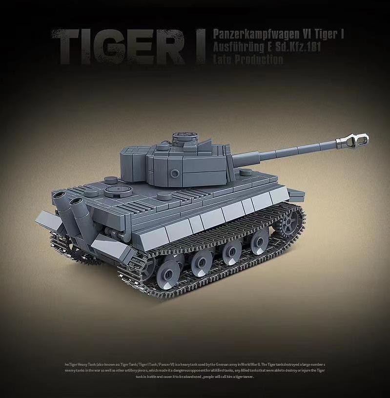 German Tiger I - 503Pcs
