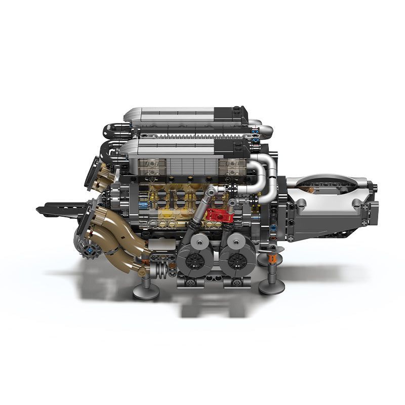 8.0L W16 Quad Turbo Engine - 952Pcs