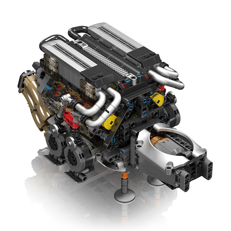 8.0L W16 Quad Turbo Engine - 952Pcs