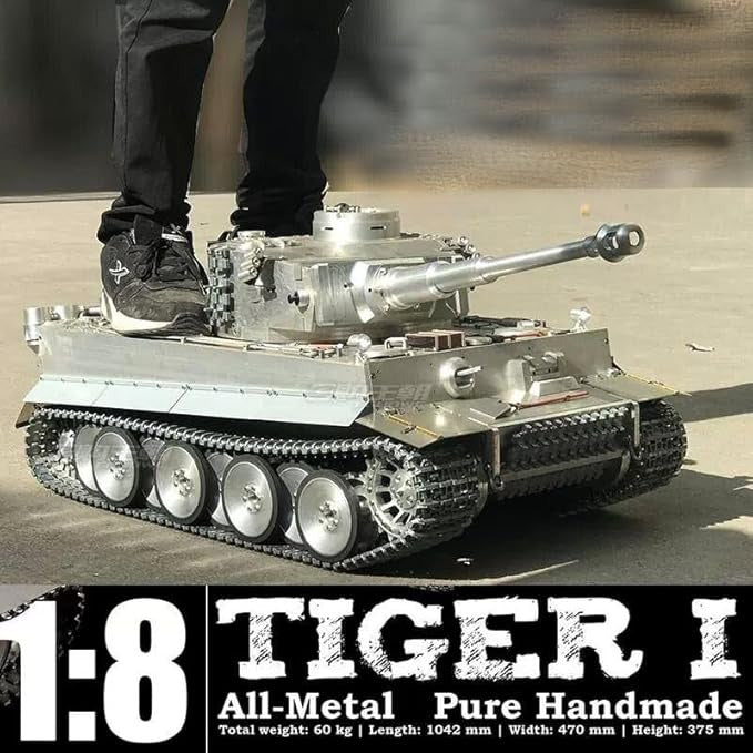 German Tiger I Tank - Full Metal - 1:8