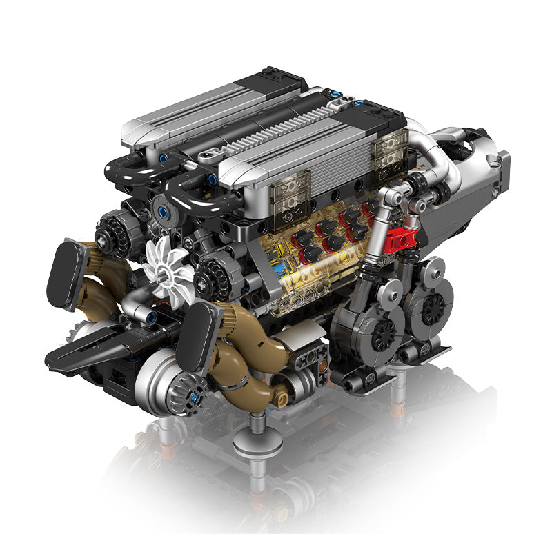 8.0L W16 Quad Turbo Engine - 952Pcs