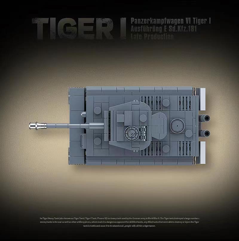German Tiger I - 503Pcs