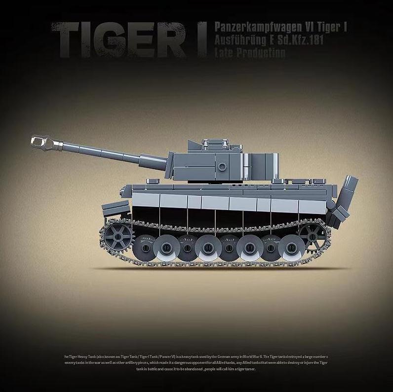 German Tiger I - 503Pcs