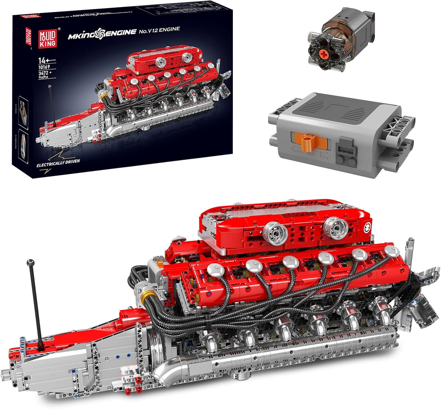 Lambo V12 Engine - 3472Pcs