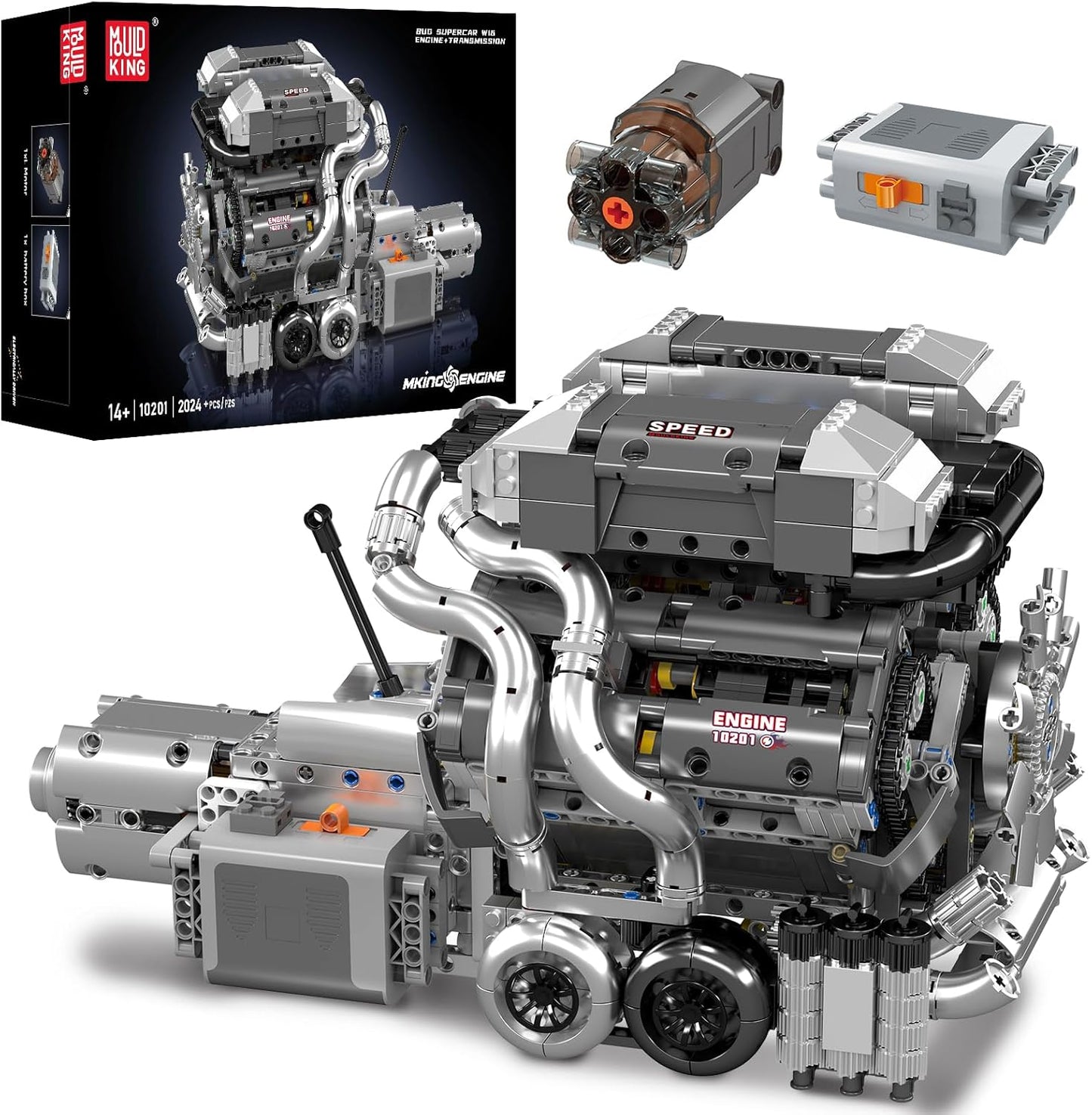 8.0L W16 Quad Turbo Engine - 2024Pcs