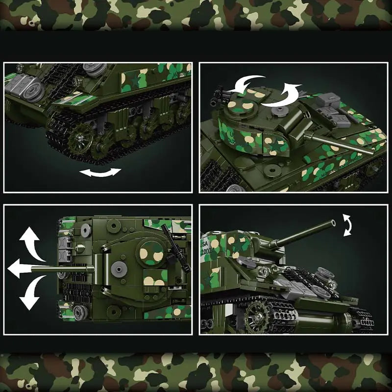 M4 Sherman Tank - 961Pcs