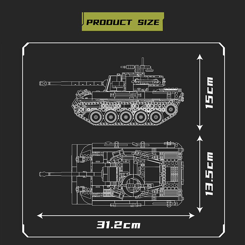 M18 Hellcat Tank Destroyer - 971Pcs