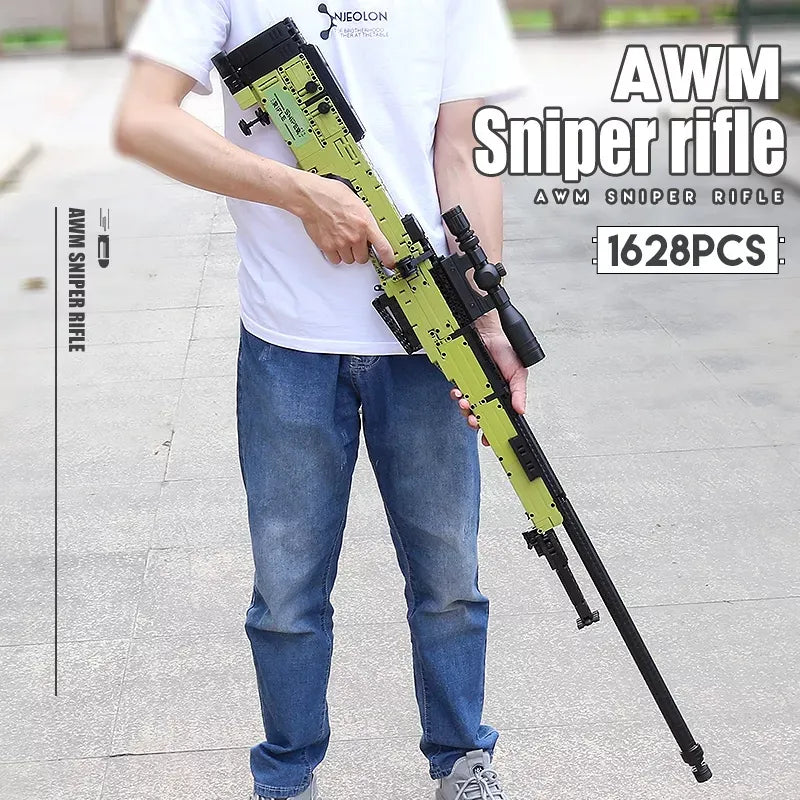 AWM Sniper Rifle - 1628Pcs
