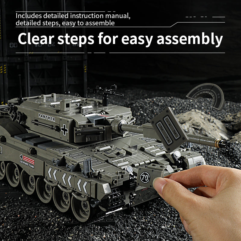 Leopard 2 Tank - 1818Pcs