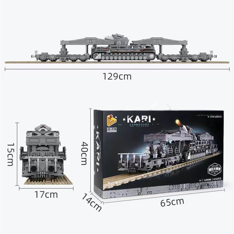Karl Mortar - 4158Pcs