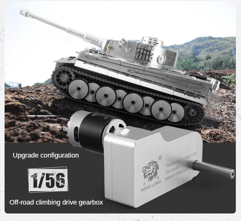 German Tiger I Tank - Full Metal - 1:16