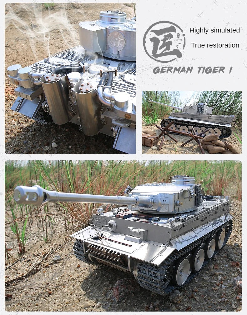 German Tiger I Tank - Full Metal - 1:16