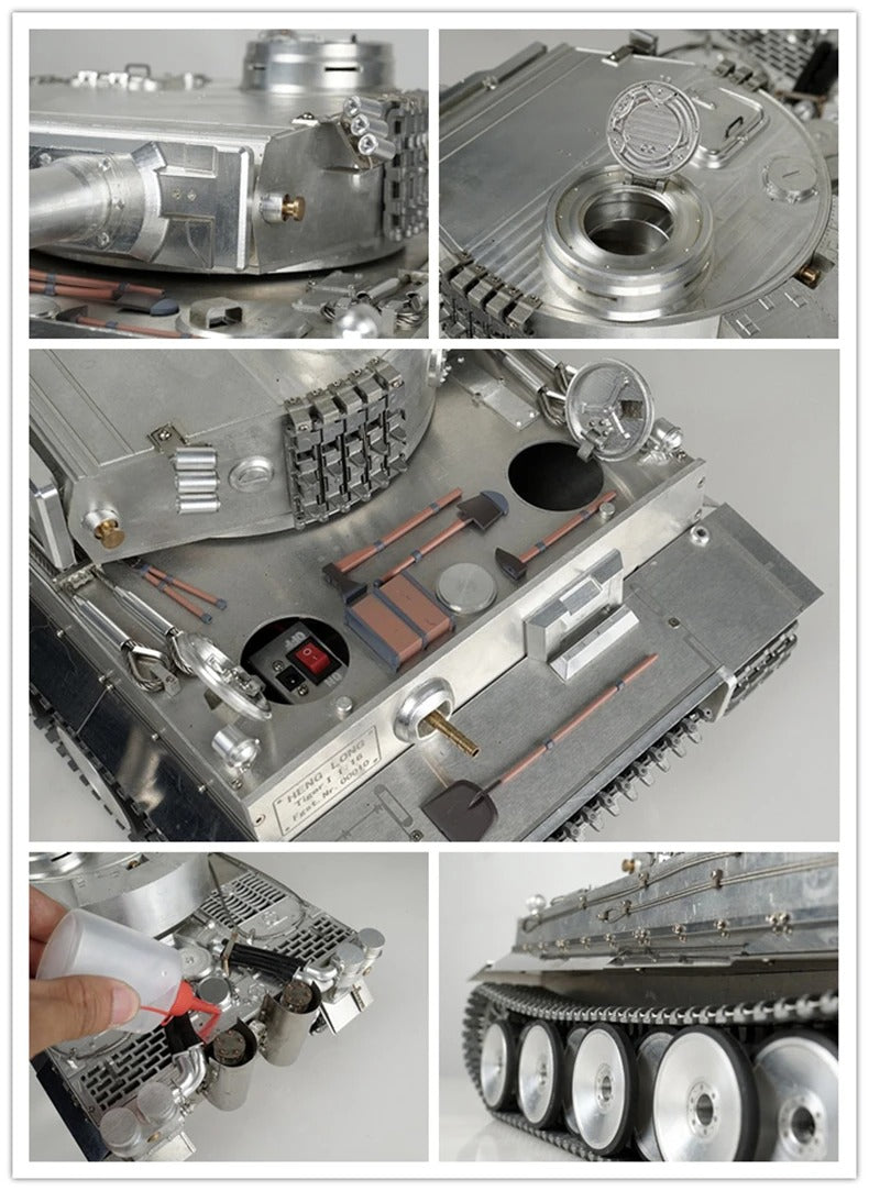 German Tiger I Tank - Full Metal - 1:16