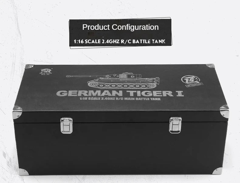 German Tiger I Tank - Full Metal - 1:16