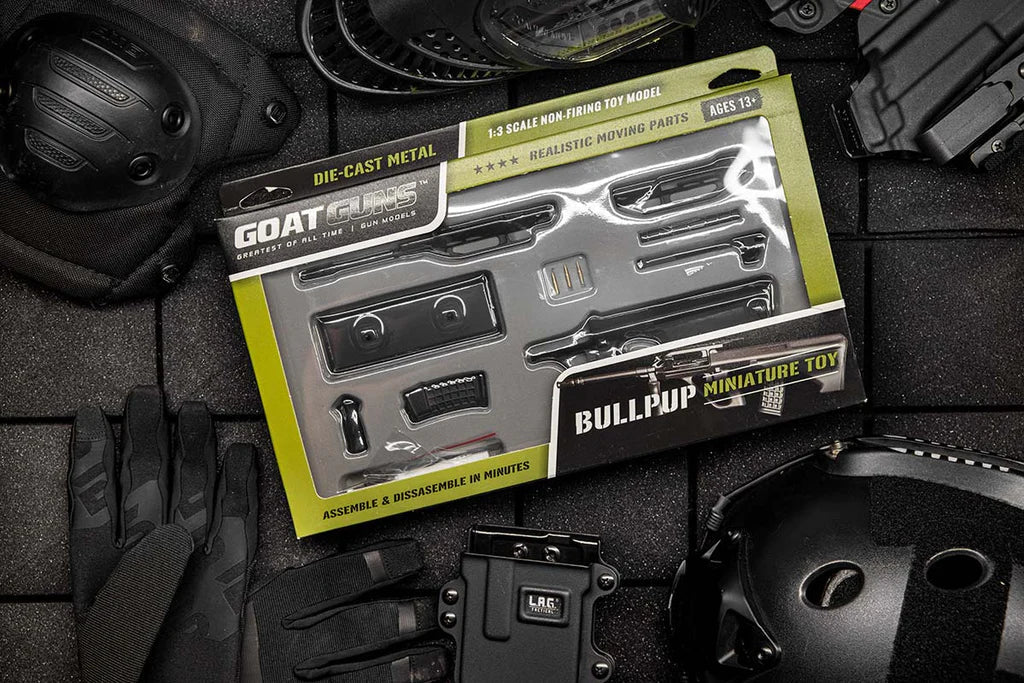 adjustable top railing on Bullpup model for scope attachment
