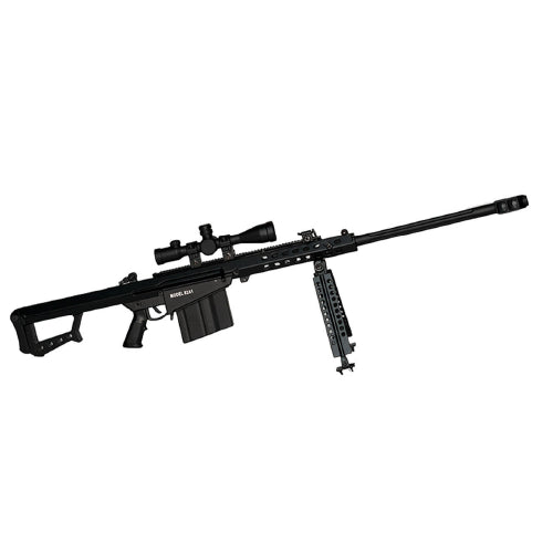 Barrett 50 cal sniper model in black – miniature 1:3 scale display piece