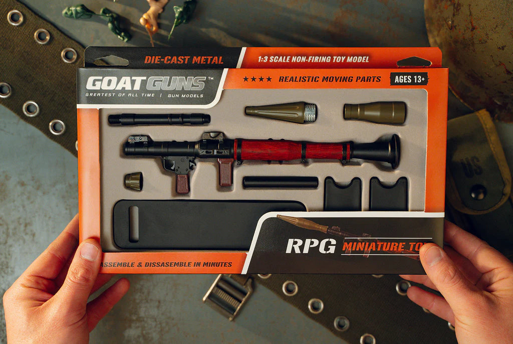 GoatGuns RPG model with flip-up front and rear sights