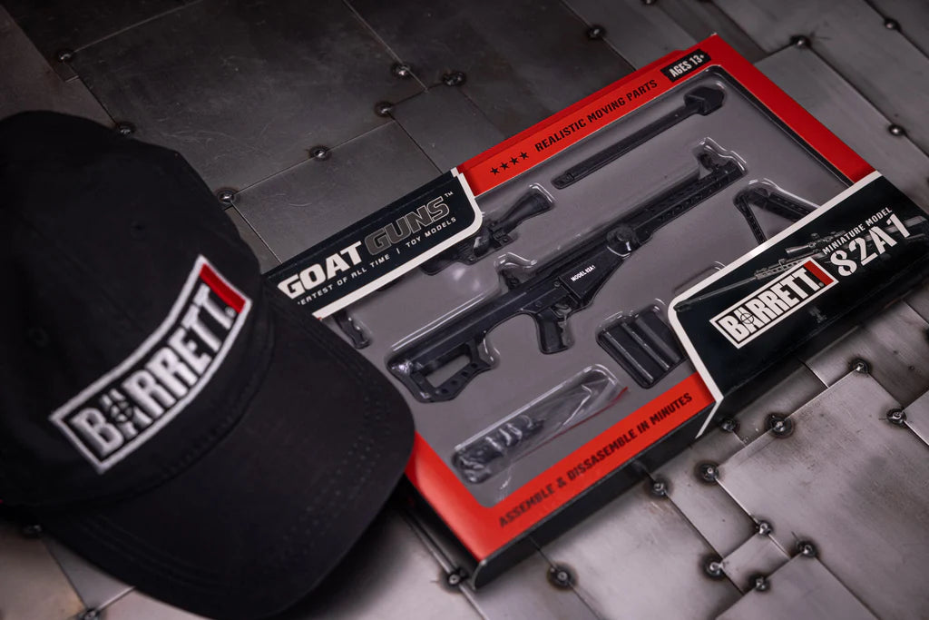 GoatGuns miniature sniper rifle with black tactical finish