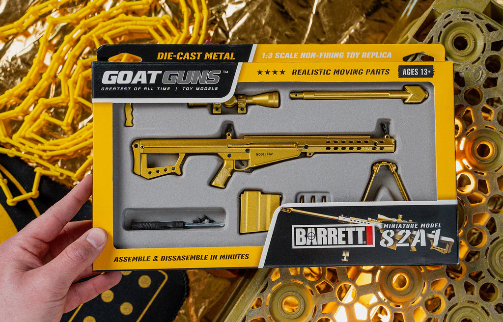 Adjustable scope on GoatGuns Barrett 82A1 sniper rifle model