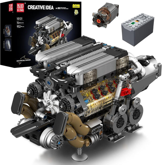 8.0L W16 Quad Turbo Engine - 952Pcs