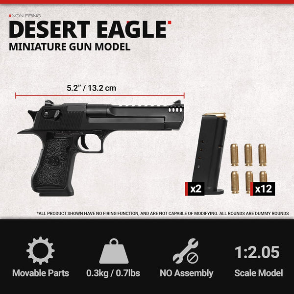 Desert Eagle - Black - 1:2.05 Miniature