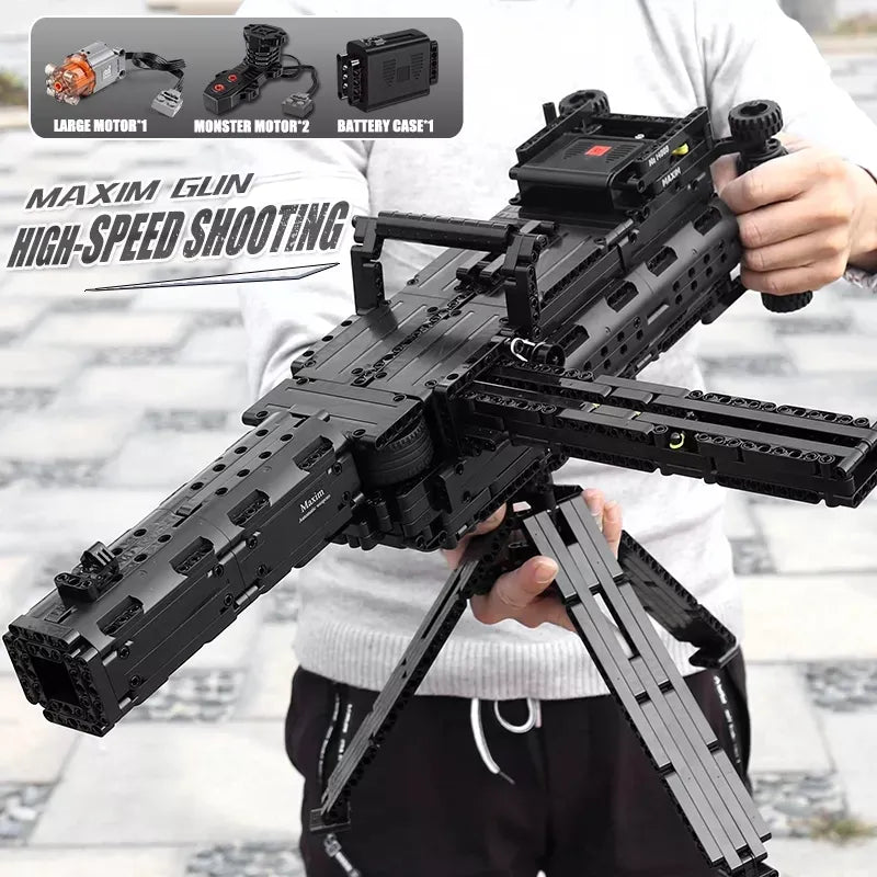 Machine Gun Cost Maxim Machine Gun Replica – 1399Pcs Model Kit for Adults – Massimo ...