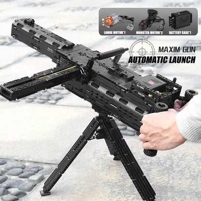 Machine Gun Cost Maxim Machine Gun Replica – 1399Pcs Model Kit for Adults – Massimo ...