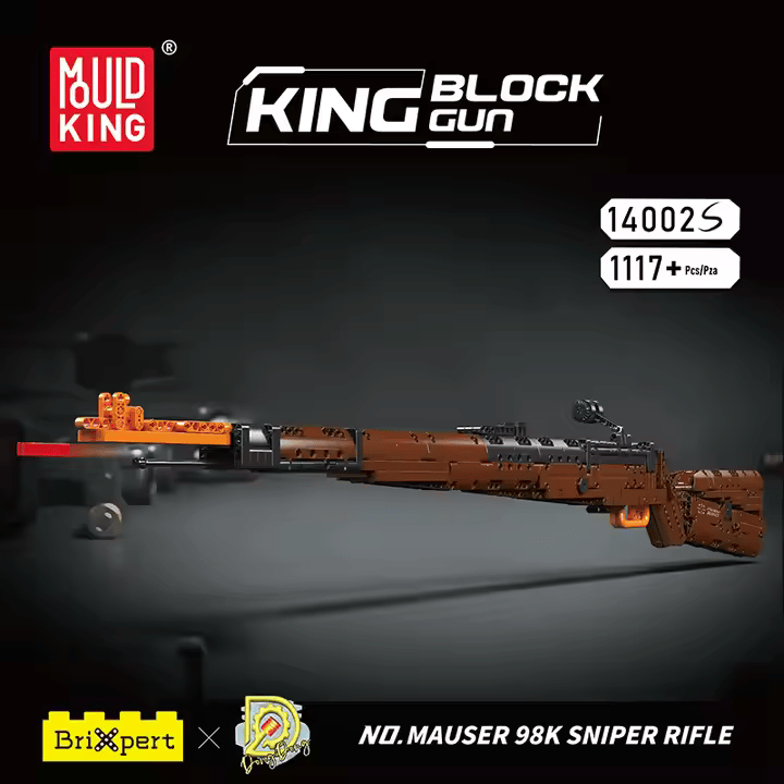 Toy G98 Rifle Toy Kar98k Sniper Rifle – 1025Pc Buildable Replica – Massimo Precision