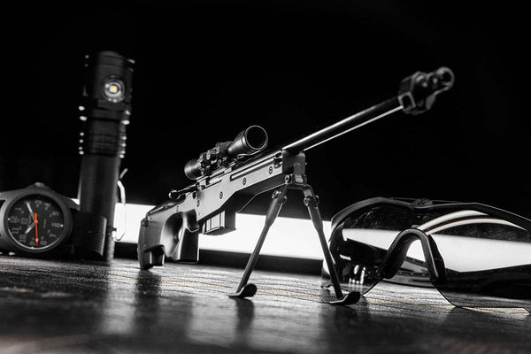 Collectible Miniature SR-L96 [Black] Toy Sniper Replica