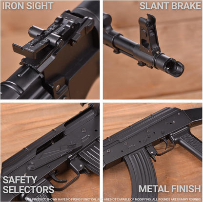 AK47 gun toy made from black metal – durable and realistic