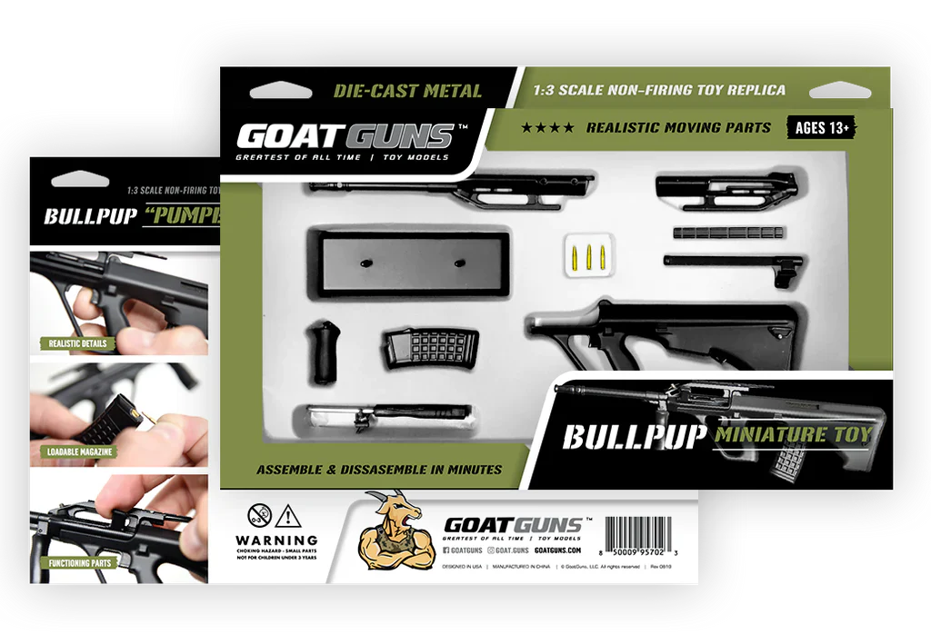 GoatGuns Bullpup model with detachable magazine