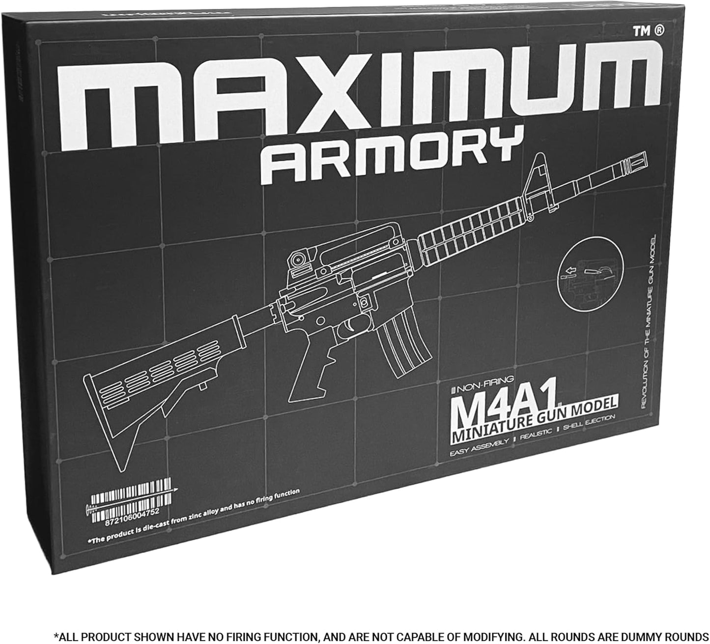 M4A1 toy gun boxed set – includes stand and accessories