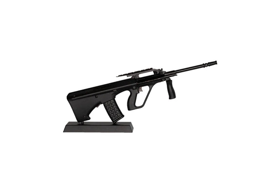 miniature AUG Bullpup rifle model by GoatGuns in black