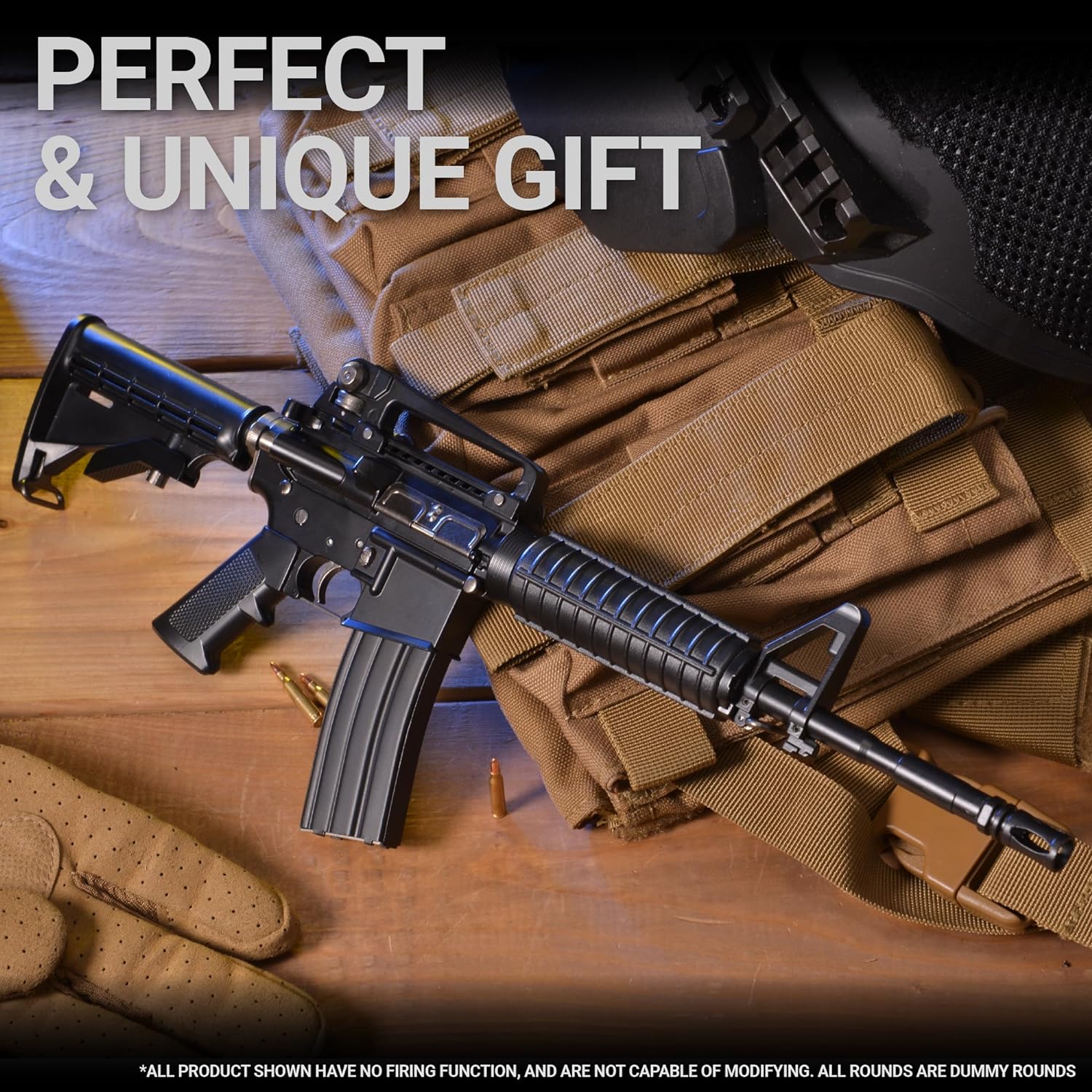 Toy M4 assault rifle with detailed metal construction